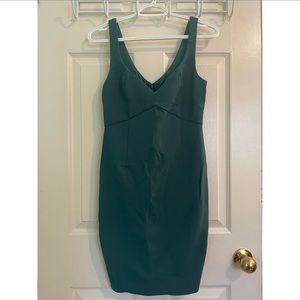 Dynamite Bodycon Heart V-Neck Dress